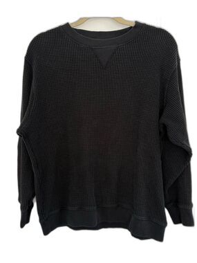 aerie Aerie Waffle Knit Crewneck Size Small